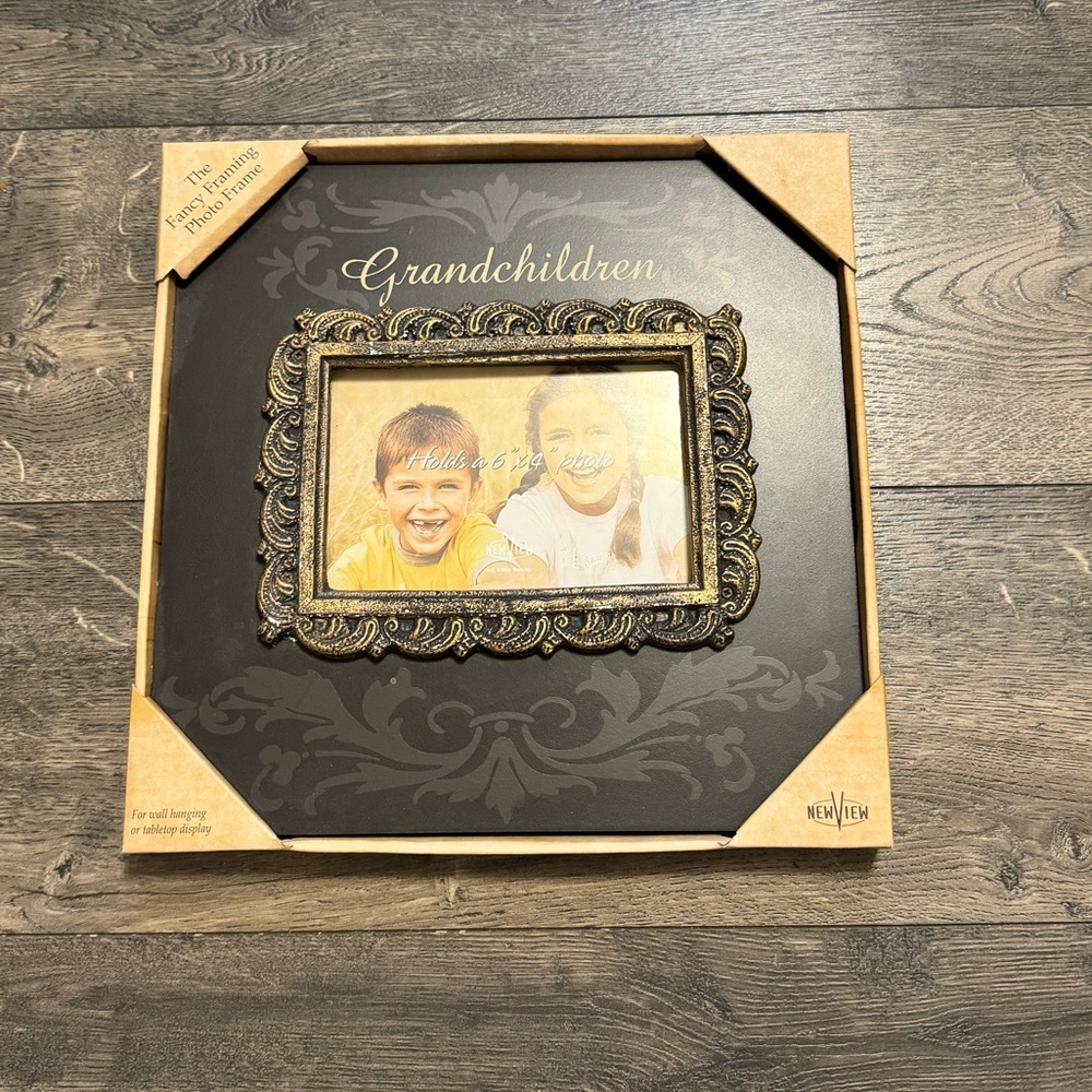New View‎ Fancy Framing Photo "Grandchildren" Photo Frame NEW